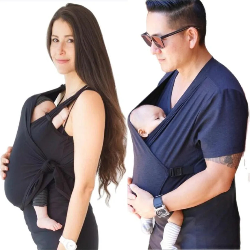 

Pregnant Woman Tops Baby Safety Kangaroo Pocket Carrier Cotton Clothes Summer Mother Father Babysitting Feeding Parenting T Shir