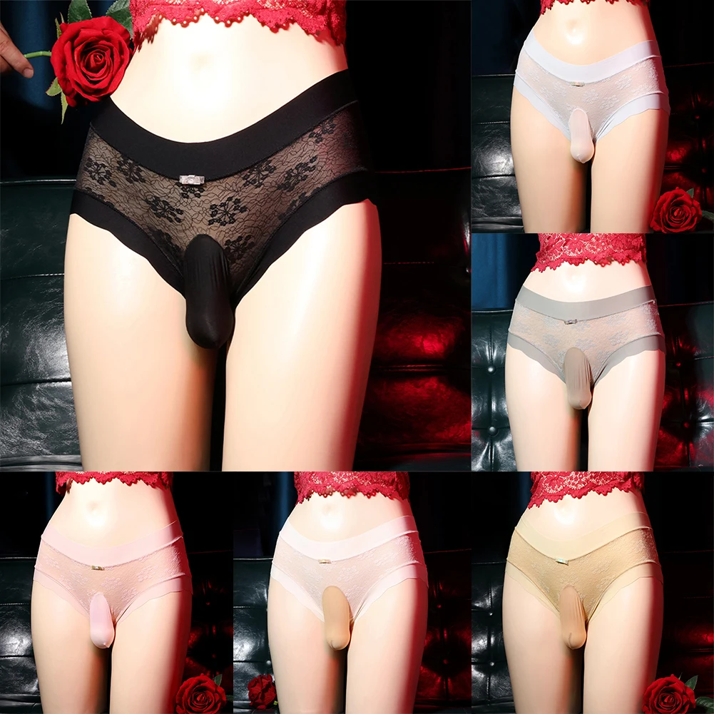 Seamless Lace Men Briefs Sissy Pouch Panties Sexy Underwear Mesh Breathable Knicker Ice Silk Shorts Underpants Erotic Lingeries
Seamless Lace Men Briefs Sissy Pouch Panties Sexy Underwear Mesh Breathable Knicker Ice Silk Shorts Underpants Erotic Lingeries