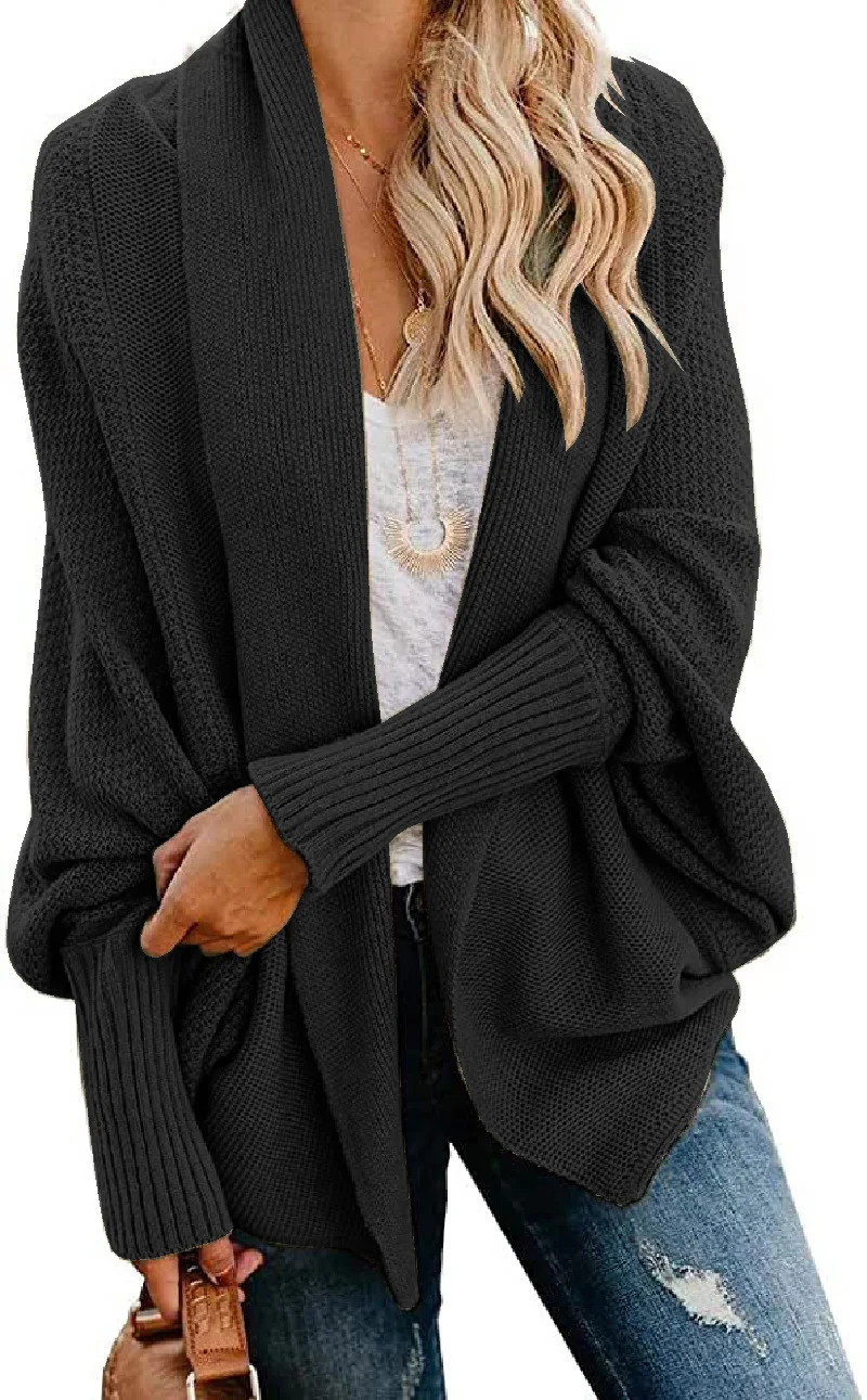 Oversized Sweater Cardigan Female Clothes Patchwork Batwing Sleeve Long Outerwear Women Winter Big Size Jacket Coat
Oversized Sweater Cardigan Female Clothes Patchwork Batwing Sleeve Long Outerwear Women Winter Big Size Jacket Coat