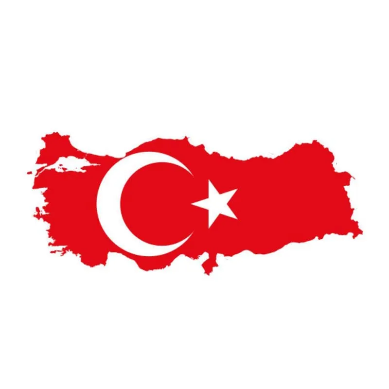15.6CM * 6.5CM Creative Türkiye Car Sticker Personalized Flag Creative Map Decal Fashion Car Decoration High quality Auto Parts
15.6CM * 6.5CM Creative Türkiye Car Sticker Personalized Flag Creative Map Decal Fashion Car Decoration High quality Auto Parts