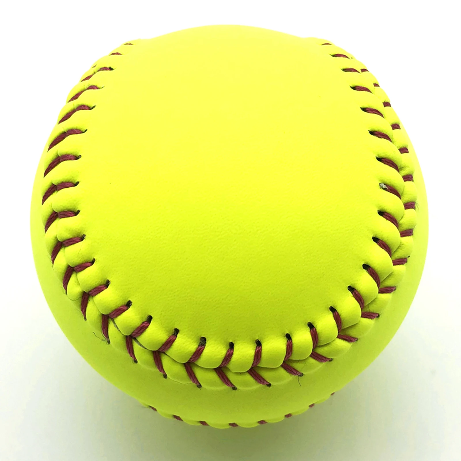 

12-inch Softball Sports Practice Official Size Weight Unmarked Training Ball PVC Cork Baseball Lay-flat Seams Team Sports