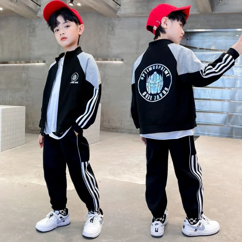 2023 New Spring Autumn Childhood Boys student Sports Sweater Set Middle Big children Leisure Fashion Trend kids clothing Hooded
2023 New Spring Autumn Childhood Boys student Sports Sweater Set Middle Big children Leisure Fashion Trend kids clothing Hooded