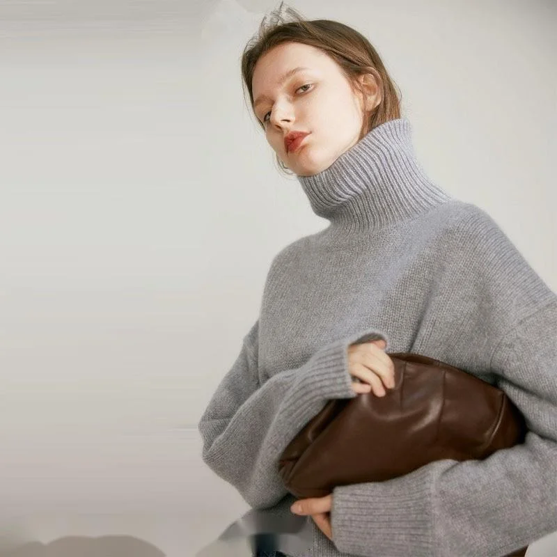 Winter Knitted 95%Wool Jumper Designer Clothes Sweater Long Sleeve Knit Tops For Female Woolen Sweaters Women Pullovers Jersey
Winter Knitted 95%Wool Jumper Designer Clothes Sweater Long Sleeve Knit Tops For Female Woolen Sweaters Women Pullovers Jersey