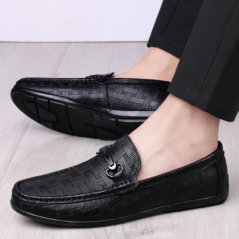 Luxury Brand Shoes Men's Classic Genuine Leather Loafers Men's Slip-On Driving Shoes Men's Casual Shoes Moccasins Office Shoes
Luxury Brand Shoes Men's Classic Genuine Leather Loafers Men's Slip-On Driving Shoes Men's Casual Shoes Moccasins Office Shoes