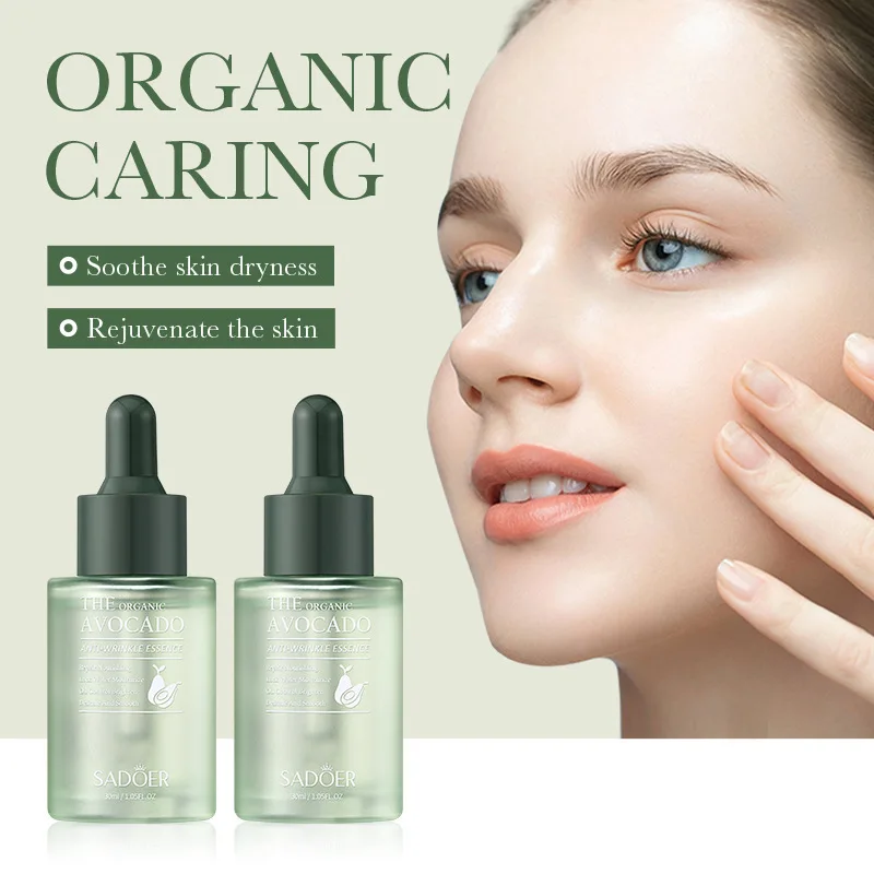 

Avocado Face Essence Organic Shea Butter Moisturizing Anti-Aging Whitening Repairing Nourish Smooth Facial Serum Skin Care 30ML