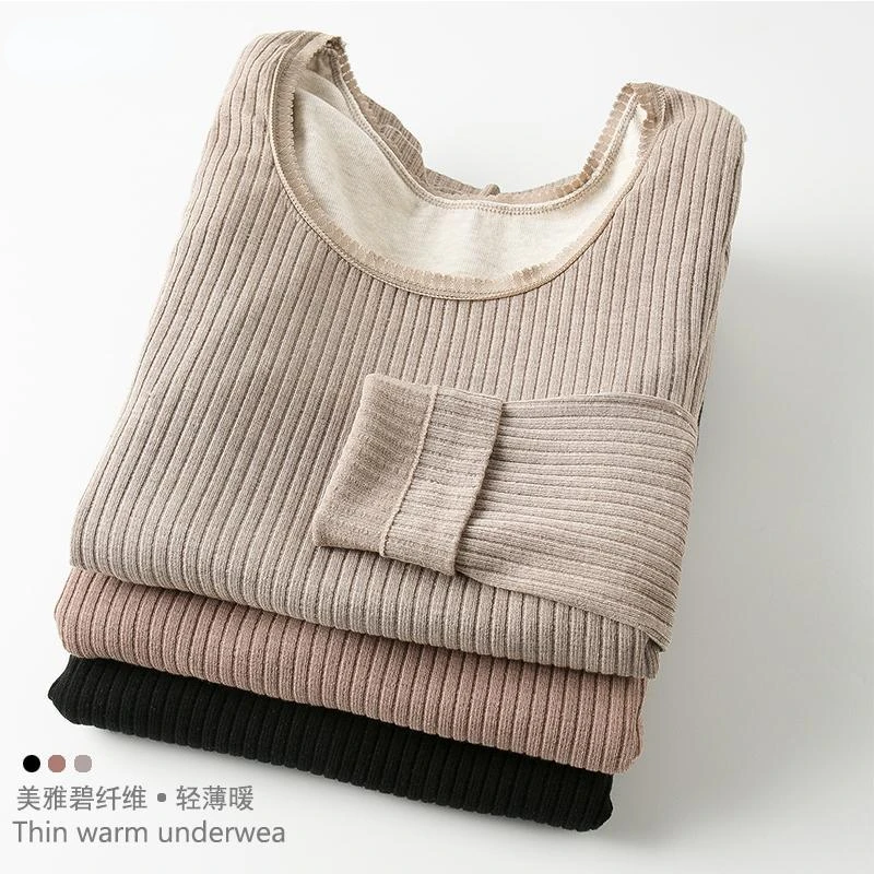 Новинка, простое однотонное кружевное термобелье с большим круглым вырезом, бархатное плотное нижнее белье, свитер, рубашка, Женский Топ на осень
Новинка, простое однотонное кружевное термобелье с большим круглым вырезом, бархатное плотное нижнее белье, свитер, рубашка, Женский Топ на осень