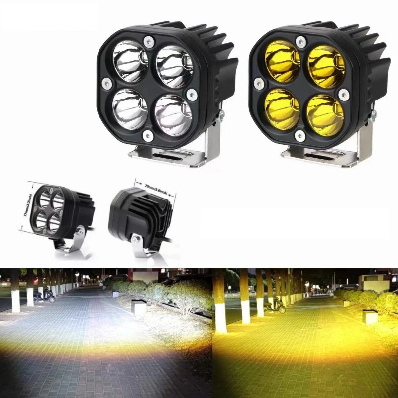 3Inch 40W White Yellow Motorcycle Driving Lights Led Work Light Bar Square Spotlight For 4x4 Offroad Tractors Truck Car Fog Lamp
3Inch 40W White Yellow Motorcycle Driving Lights Led Work Light Bar Square Spotlight For 4x4 Offroad Tractors Truck Car Fog Lamp