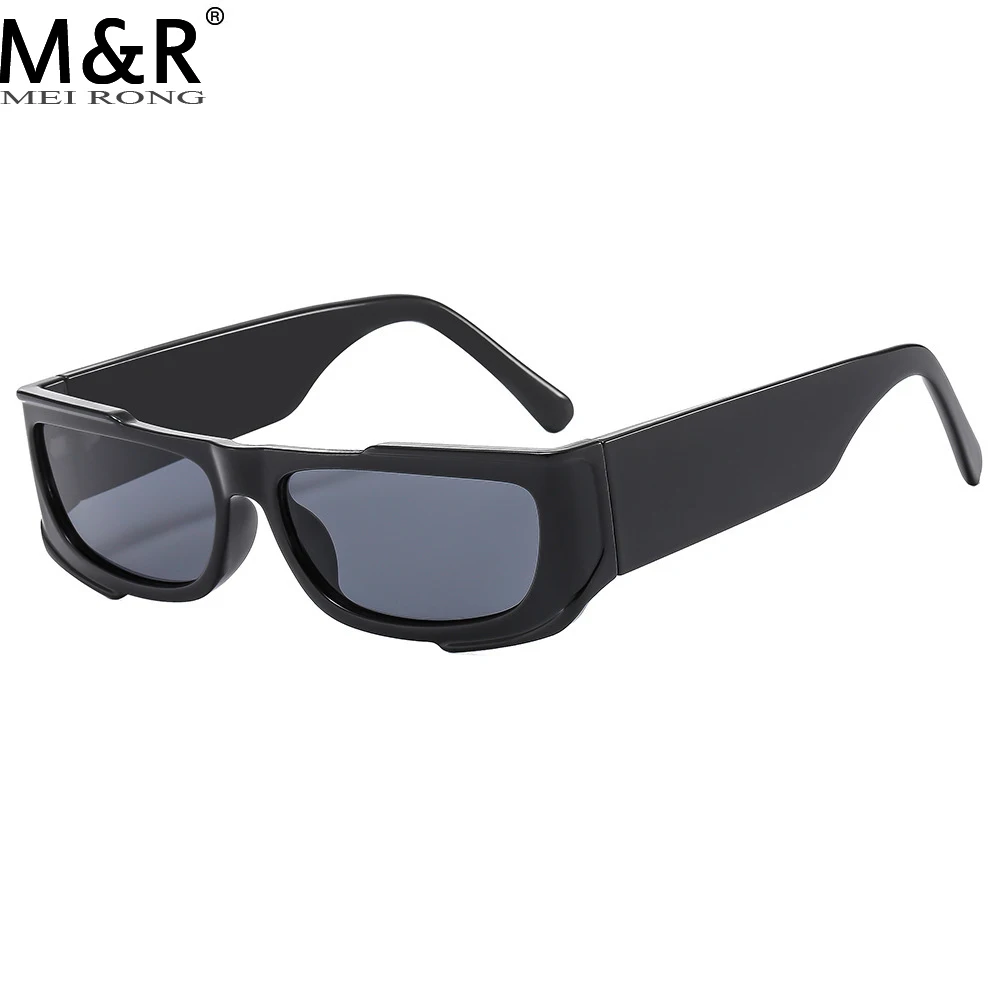 

2023 New Fashion Women's Square Sunglasses Personality Color Contrast Y2K Glasses Hip Hop Street Shooting Light Luxury Glasses