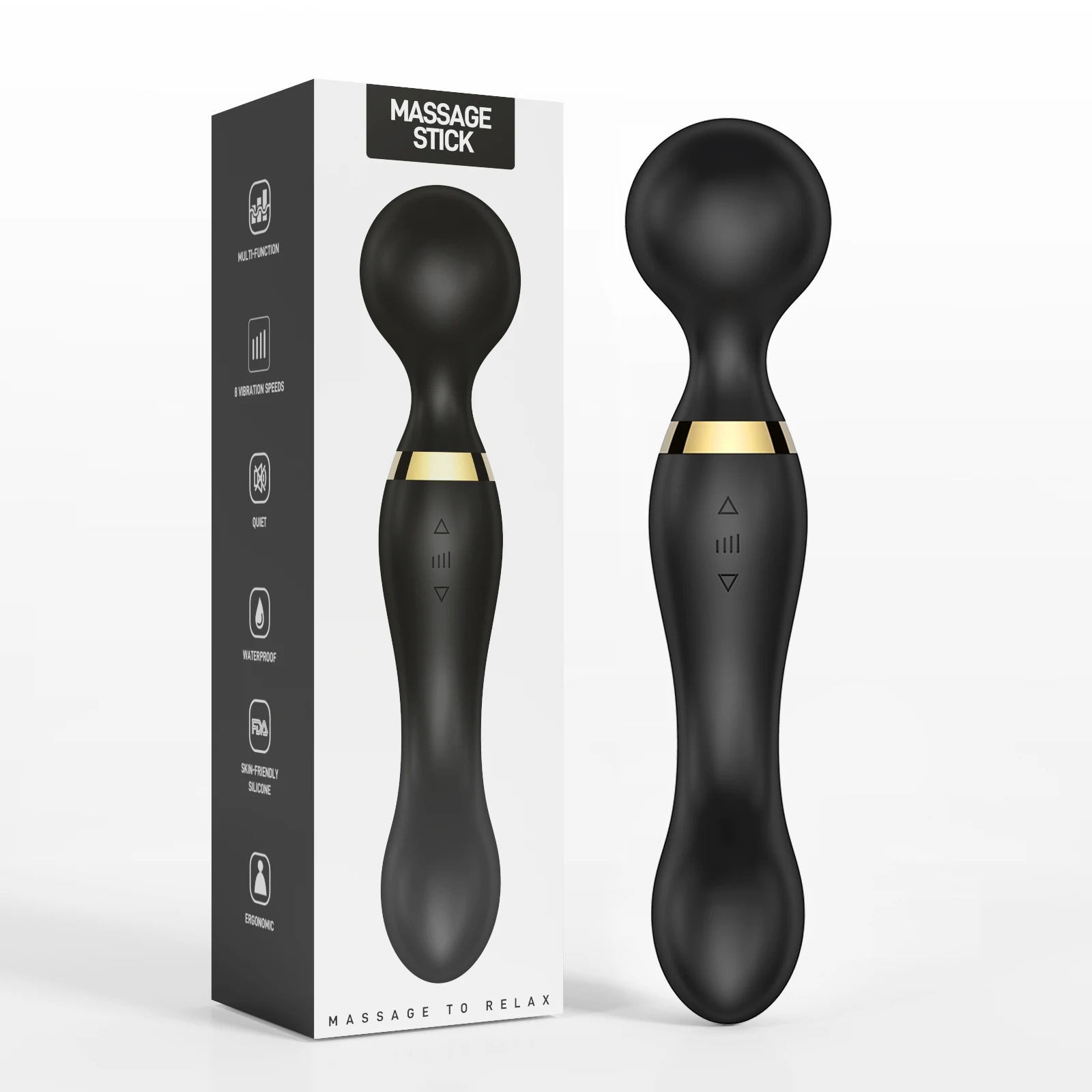Powerful Double Heads AV Magic Wand Vibrator for Women G-spot Clitoral Stimulator Female Massager Sex Toys for Couple Adults 18 Powerful Double Heads AV Magic Wand Vibrator for Women G-spot Clitoral Stimulator Female Massager Sex Toys for Couple Adults 18