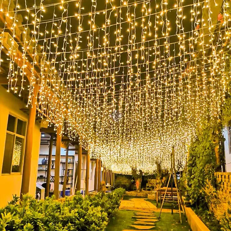 LED Icicle Curtain String Lights Christmas Party Decor Street Eaves Decorative Fairy Garden Garland Outdoor Light Droop 0.6m
LED Icicle Curtain String Lights Christmas Party Decor Street Eaves Decorative Fairy Garden Garland Outdoor Light Droop 0.6m