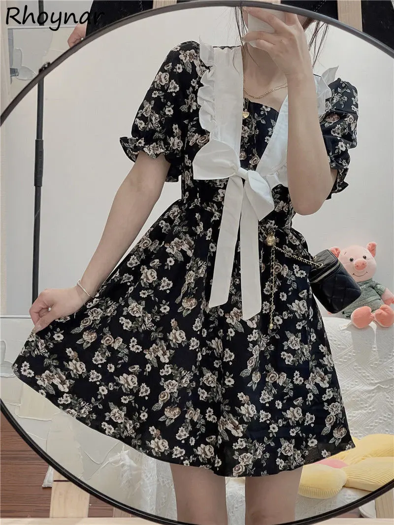 Dresses Women Tunic Patchwork Retro Slim Trendy Party Wear Lady Tender Mini Schoolgirl Harajuku Elegant Holiday All-match Summer
Dresses Women Tunic Patchwork Retro Slim Trendy Party Wear Lady Tender Mini Schoolgirl Harajuku Elegant Holiday All-match Summer