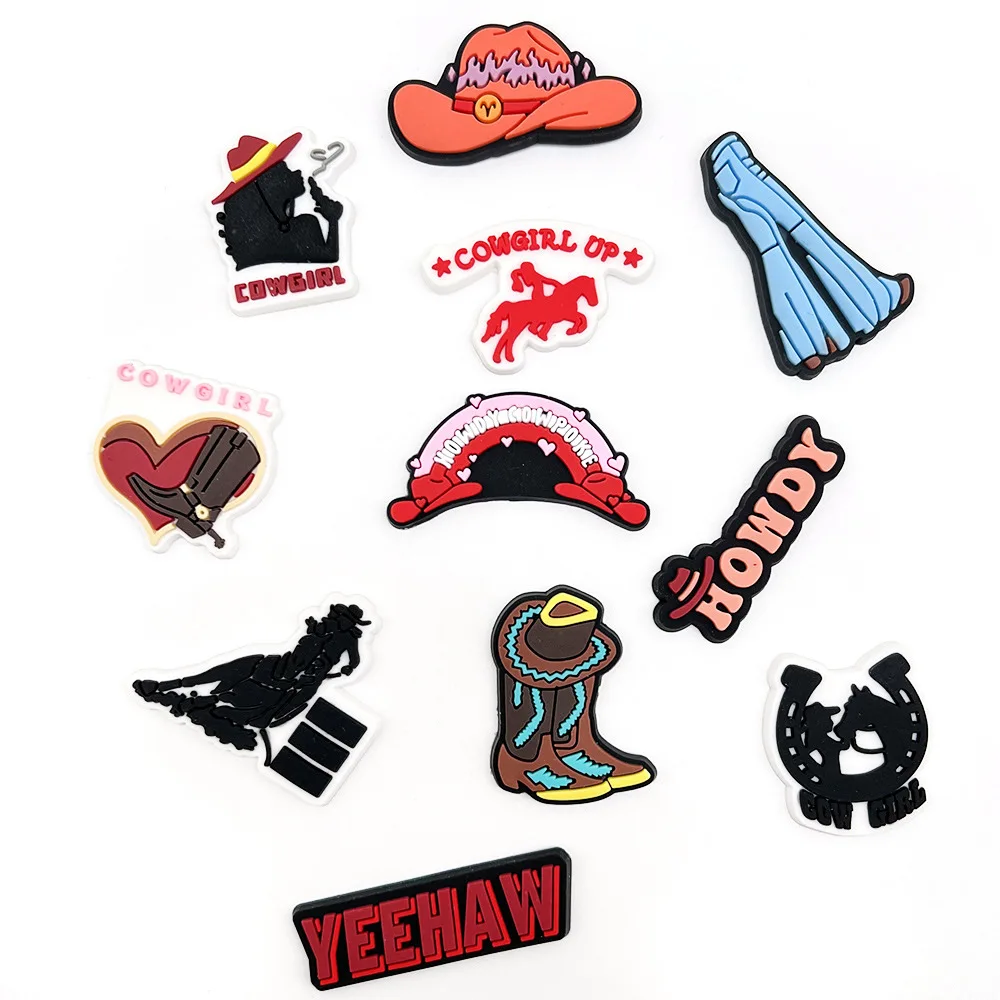 Shoe Charms Decorations for Croc Jibz 11pcs Cowgirl Beautiful Fashion Shoe Accessorie
Shoe Charms Decorations for Croc Jibz 11pcs Cowgirl Beautiful Fashion Shoe Accessorie