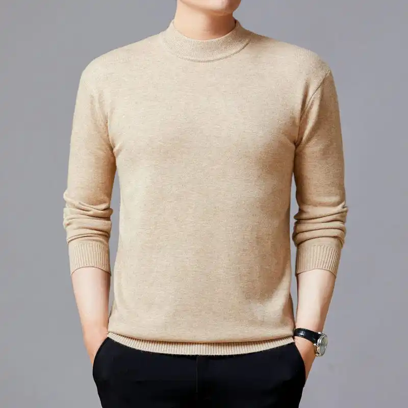 Men's Spring and Autumn Solid Color Half-turtleneck Sweater Youth Base Sweater Long Sleeve Autumn and Winter Warm Men's Top
Men's Spring and Autumn Solid Color Half-turtleneck Sweater Youth Base Sweater Long Sleeve Autumn and Winter Warm Men's Top