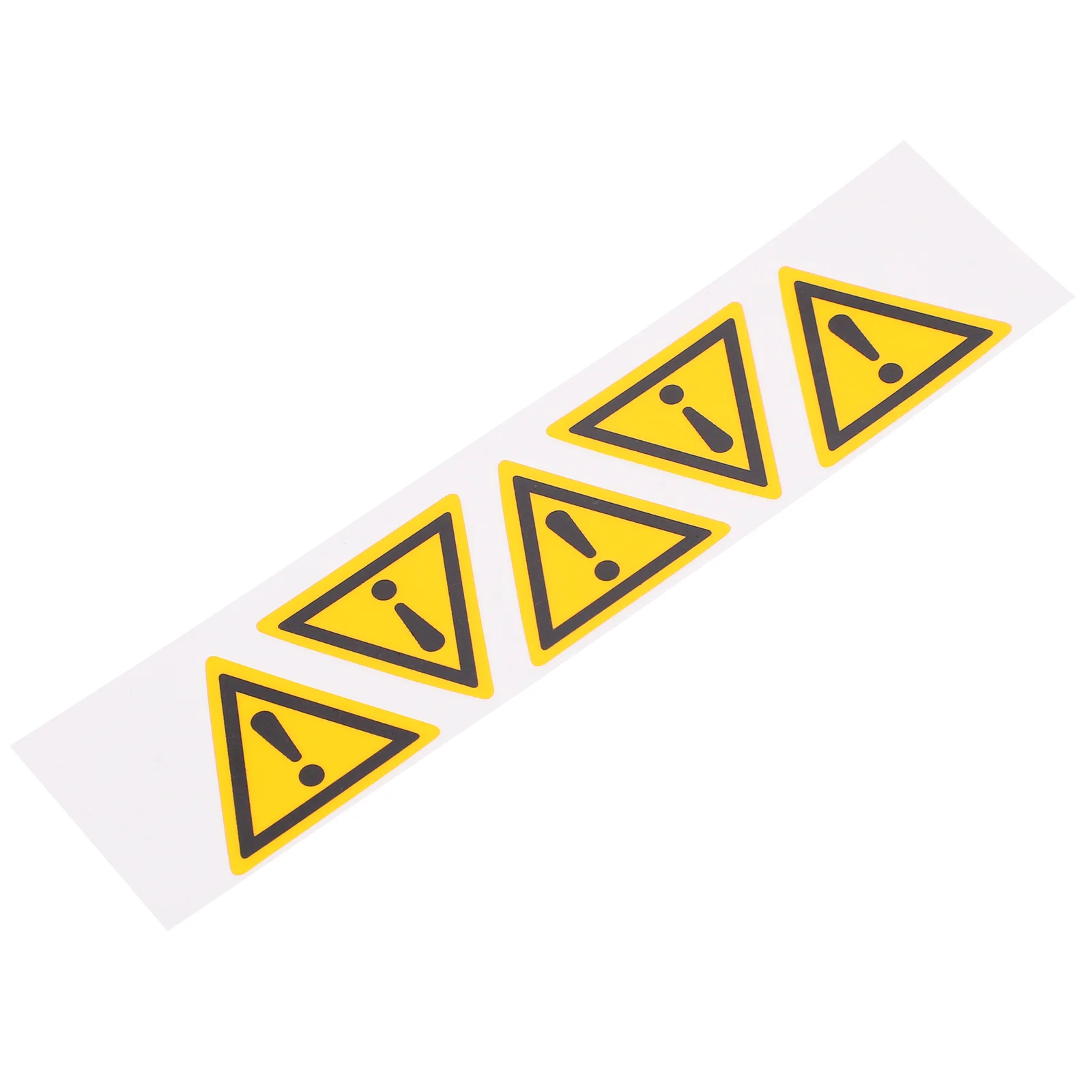 

5 Pcs Danger Exclamation Mark Triangle Sticker Adhesive Warning Sign Stickers Signs Self Nail Caution Signage for Safety