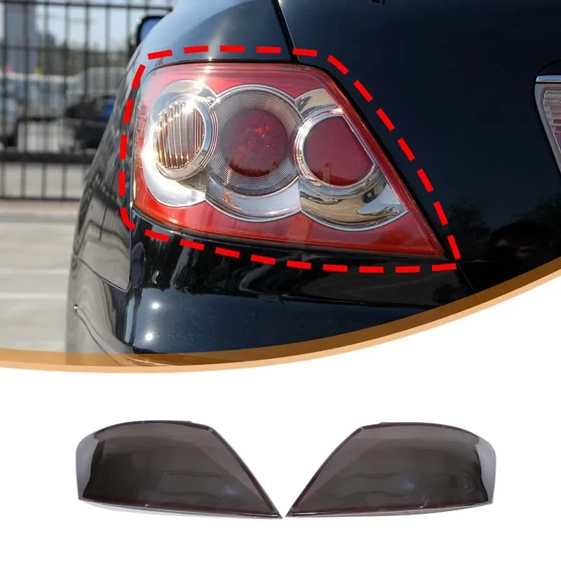 

For Toyota Reiz 2005-2009 Car tail light blackened shell ABS transparent gray car tail light cover decorative protection cover