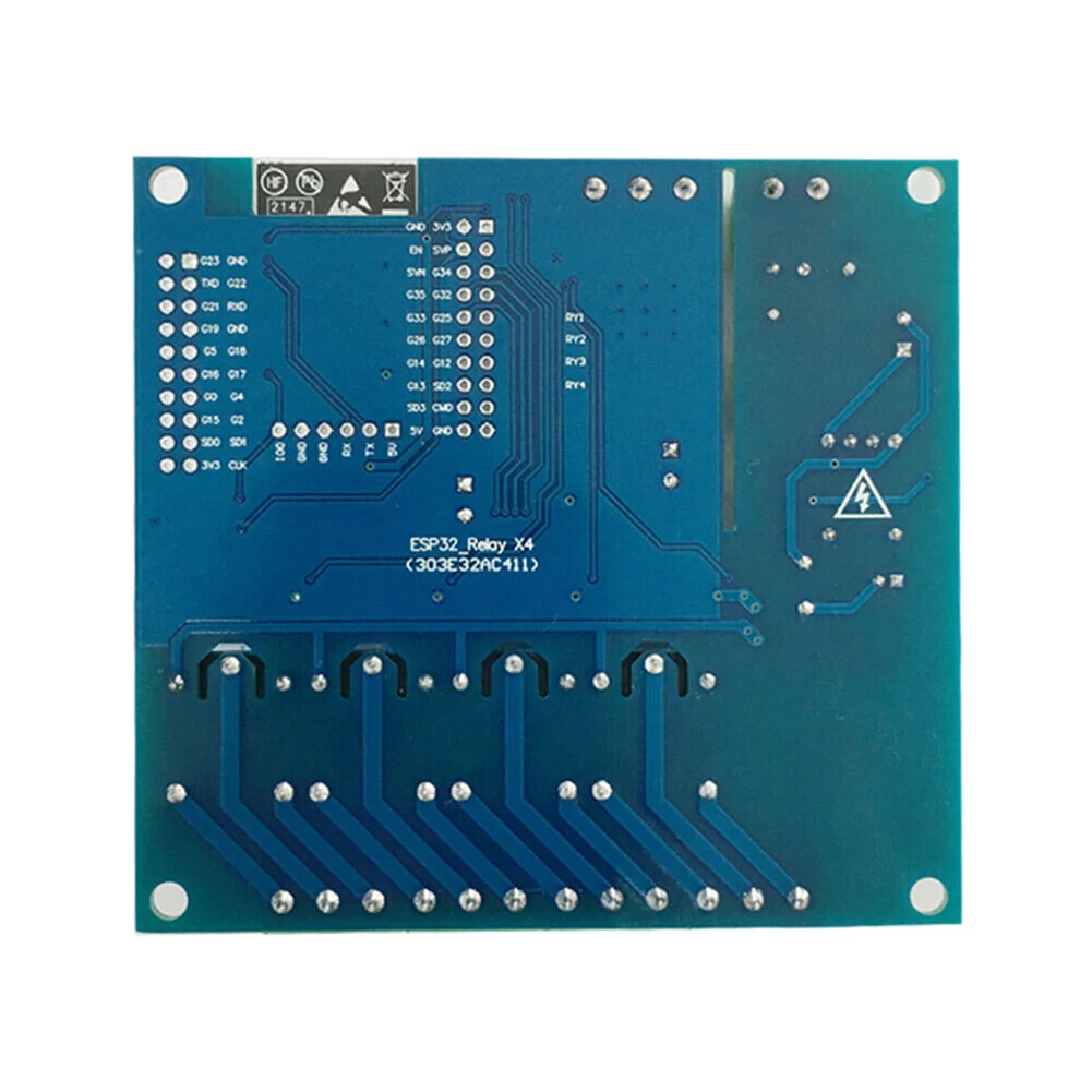 Module Relay Module Equipped With ESP32-WROOM WIFI 93*87mm AC/DC Power Supply Bluetooth Development Board ESP32
Module Relay Module Equipped With ESP32-WROOM WIFI 93*87mm AC/DC Power Supply Bluetooth Development Board ESP32