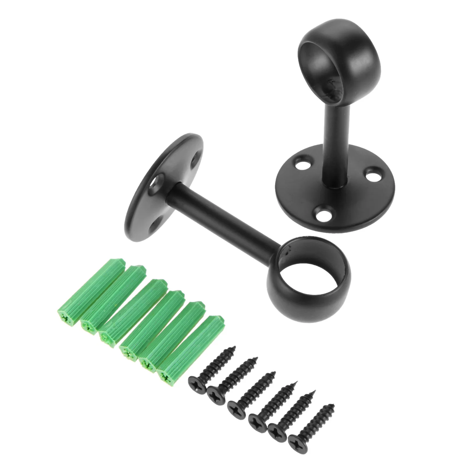 Flange Tube Holder Wardrobe Hanger Pipe Bracket Steel for Clothes Pole Curtain Rod Shower Rod Ceiling fixed Support Clamps 
Flange Tube Holder Wardrobe Hanger Pipe Bracket Steel for Clothes Pole Curtain Rod Shower Rod Ceiling fixed Support Clamps