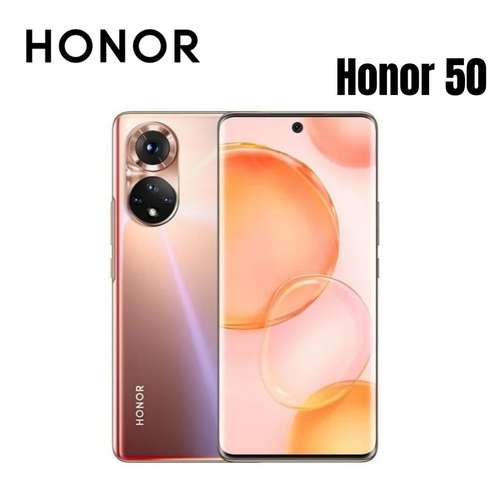 

HUAWEI Honor 50 Smartphone 5G Global ROM 6.57 inch 108MP Camera 128GB/256GB ROM Mobile phones Android Google Play Cell phone
