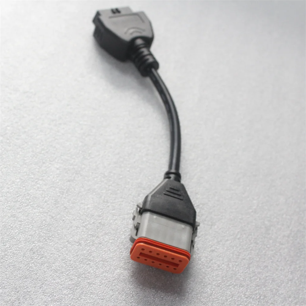 

Acheheng Car Cables for inline6 12pin to OBDII OBD2 16pin for Komatsu for Cummins diagnostic connect Cable