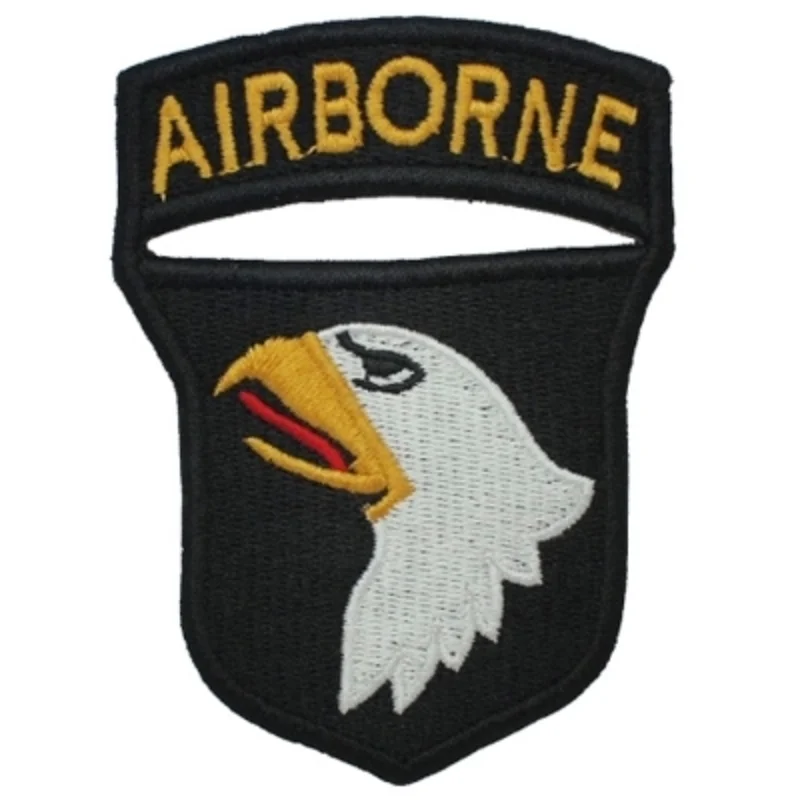 US U.S. 101st Airborne Division Air Assault Armband Shoulder Emblem Cloth Stickers Embroidered Labels Matching Pin
US U.S. 101st Airborne Division Air Assault Armband Shoulder Emblem Cloth Stickers Embroidered Labels Matching Pin