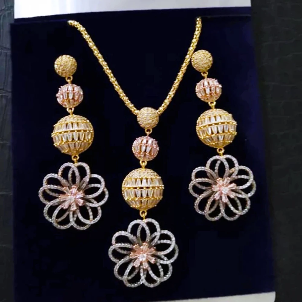 Missvikki Luxury Long Flower Drop Necklace Earrings Jewelry Sets Super CZ for Noble Women Bridal Wedding Best Gift High Quality
Missvikki Luxury Long Flower Drop Necklace Earrings Jewelry Sets Super CZ for Noble Women Bridal Wedding Best Gift High Quality