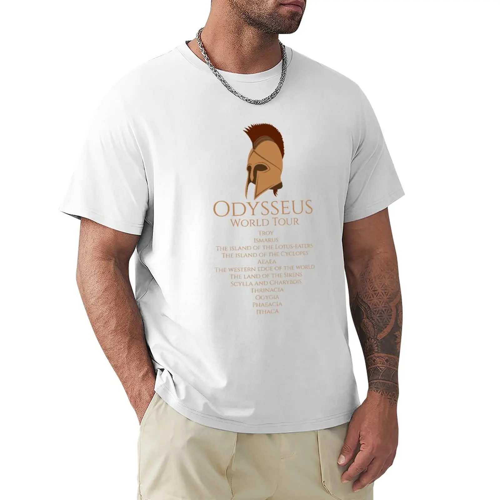 

Футболка Odysseus World Tour-старинная греческая мифология-эпическая поэзия футболки на заказ футболки Графические футболки для мужчин graphic