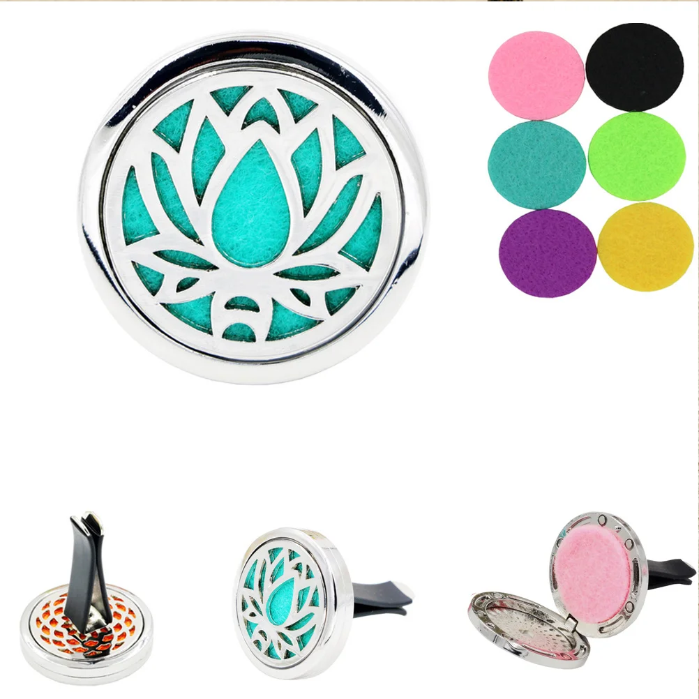 

Car Air Freshner Essential Oil Diffuser Clip Indoor Decoration Perfume Locket Vent Freshener