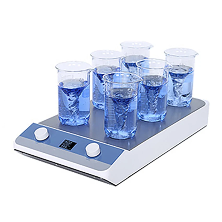 Laboratory Multiple Magnetic Stirrer Lab Stirrer Digital LCD Display Time Speed Adjustable Lab Mixer Equipment 220V 1500rpm
Laboratory Multiple Magnetic Stirrer Lab Stirrer Digital LCD Display Time Speed Adjustable Lab Mixer Equipment 220V 1500rpm