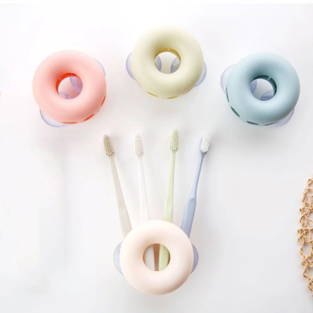 4 Pcs/pack Toothbrush Holder Bathroom Accessory Donut Sucker Doughnut Suction Cup
4 Pcs/pack Toothbrush Holder Bathroom Accessory Donut Sucker Doughnut Suction Cup
