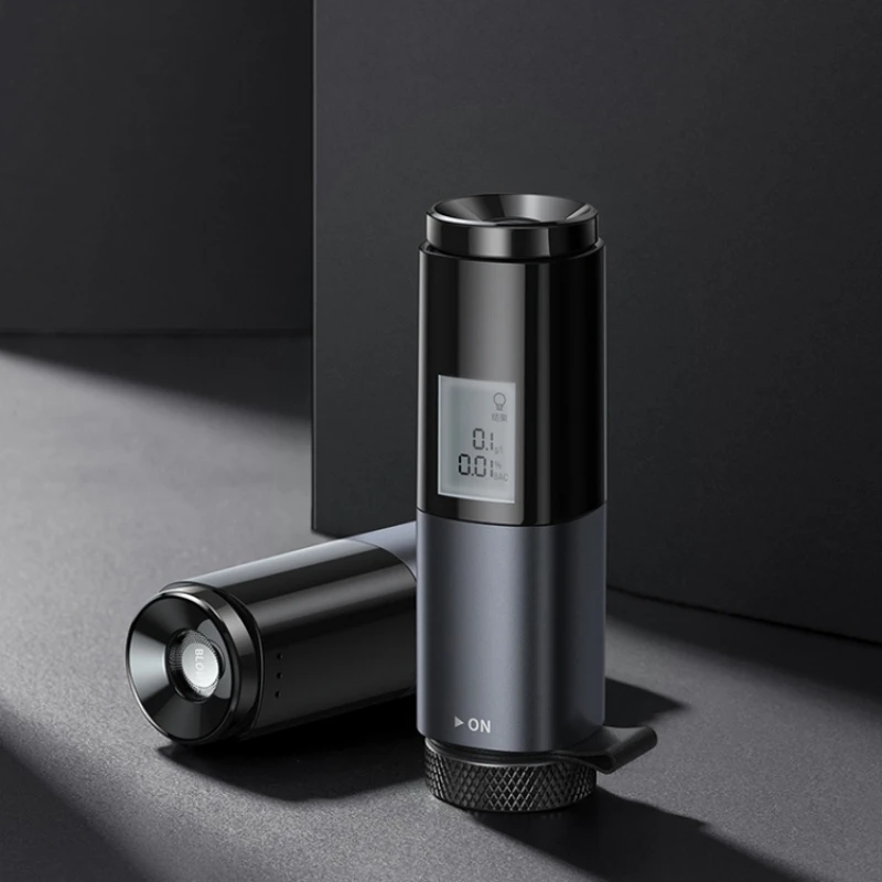 Breath Portable Rechargeable High Precision Breath Alcohol Analyzer Breathalyzer Tester Non-Contact Body Alcoholicity Meter Tool
Breath Portable Rechargeable High Precision Breath Alcohol Analyzer Breathalyzer Tester Non-Contact Body Alcoholicity Meter Tool
