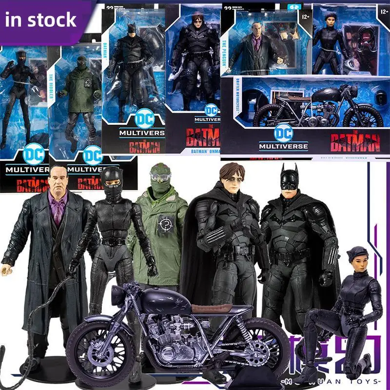 In Stock Dc Justice League New Motorcycle Bruce Wayne Penguin Riddler 7 Inches Character Action Figures Model Decoration
In Stock Dc Justice League New Motorcycle Bruce Wayne Penguin Riddler 7 Inches Character Action Figures Model Decoration