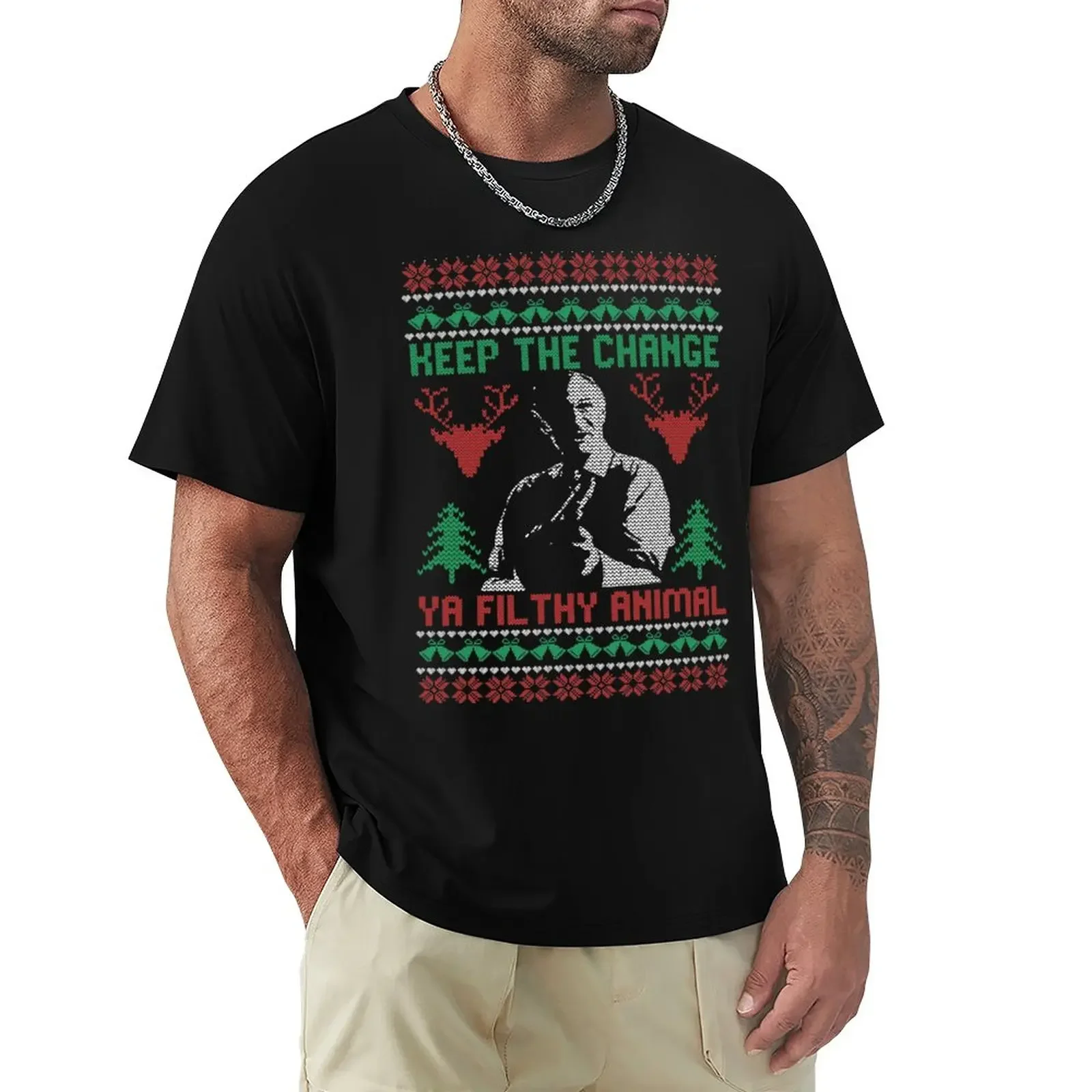 KEEP THE CHANGE, YA FILTHY ANIMAL T-Shirt new edition summer clothes Short sleeve tee men plain customs t shirts men
KEEP THE CHANGE, YA FILTHY ANIMAL T-Shirt new edition summer clothes Short sleeve tee men plain customs t shirts men