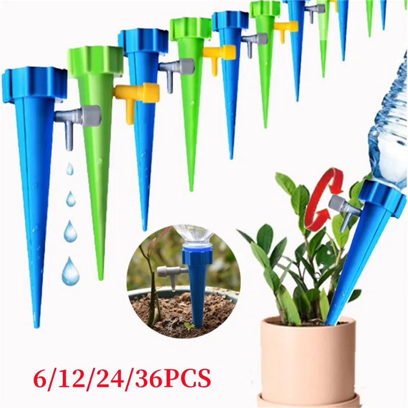 

Self Watering Kits Waterers Drip Irrigation Indoor Plant Watering Device Gardening Flowers and Plants Automatic Waterer Gadgets