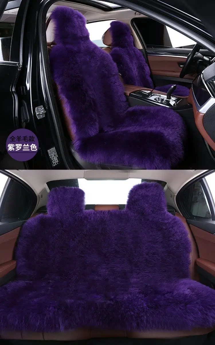Natural Sheepskin Seat Covers For Cars Unviersal Fit Fur Car Seat Cover Most Cars Warm Luxury Auto Seat Cushion
Natural Sheepskin Seat Covers For Cars Unviersal Fit Fur Car Seat Cover Most Cars Warm Luxury Auto Seat Cushion
