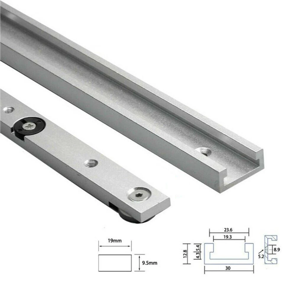1pcs T-Tracks Slot Miter Track Miter Bar Slider Table Saw Miter Aluminum Alloy Woodworking DIY Tools 300-500mm
1pcs T-Tracks Slot Miter Track Miter Bar Slider Table Saw Miter Aluminum Alloy Woodworking DIY Tools 300-500mm