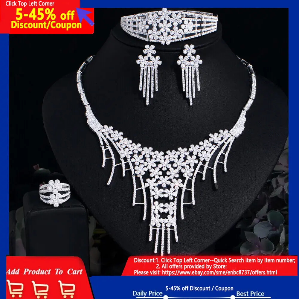 Statement Cubic Zirconia Cluster Flower Tassel Pageant Necklace 4pcs Jewelry Set
Statement Cubic Zirconia Cluster Flower Tassel Pageant Necklace 4pcs Jewelry Set