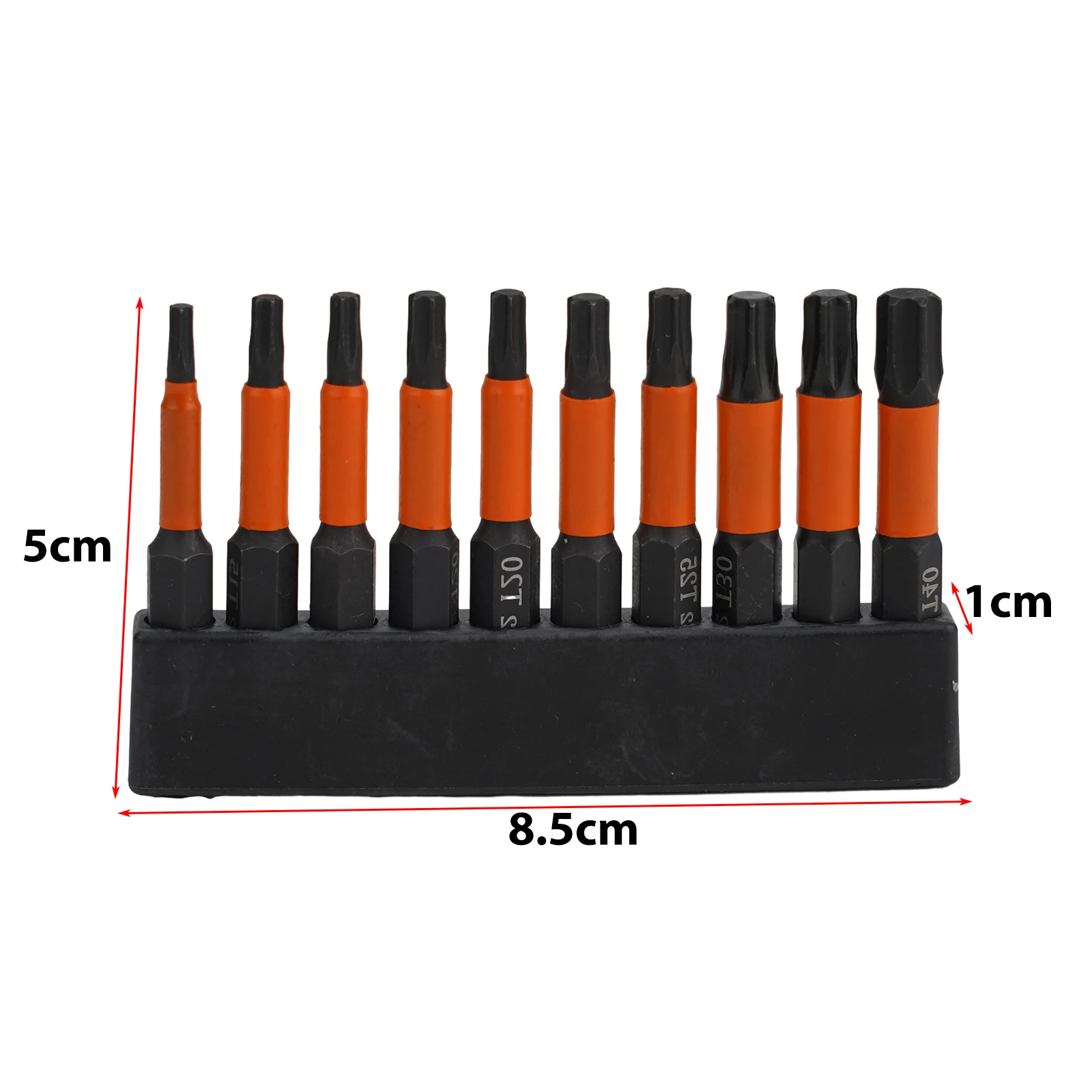 Get the job done right 11Pcs Torx Bit Set 50mm Length Suitable for Various Operations with Screwdriver Storage Strip
Get the job done right 11Pcs Torx Bit Set 50mm Length Suitable for Various Operations with Screwdriver Storage Strip