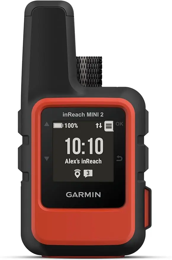 

Garmin 010-02602-00 inReach Mini 2, Lightweight and Compact Satellite Communicator, Hiking Handheld, Orange