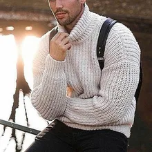 FOR Amazon autumn and winter explosion men's solid color slim high collar sweater long sleeve set woven top
FOR Amazon autumn and winter explosion men's solid color slim high collar sweater long sleeve set woven top