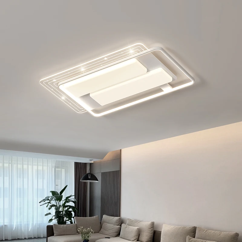Living room Creative LED Ceiling Lamp modern atmospheric square -shaped Lighting bedroom study room Dimmable Ceiling Light
Living room Creative LED Ceiling Lamp modern atmospheric square -shaped Lighting bedroom study room Dimmable Ceiling Light