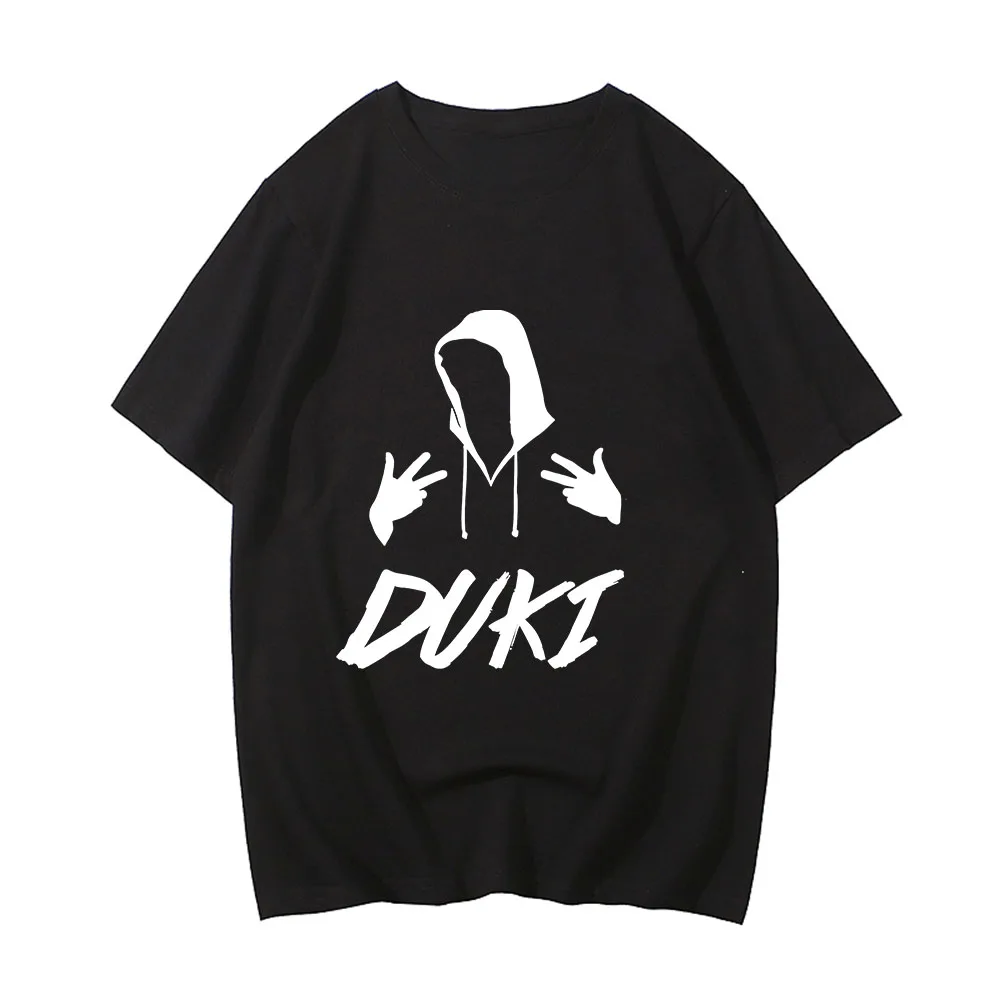 

Dukii T-shirt Figure Silhouette Casual Everyday Wear T Shirts Men/women Short-sleeved 100% Cotton Sense of Design O-Neck Tees