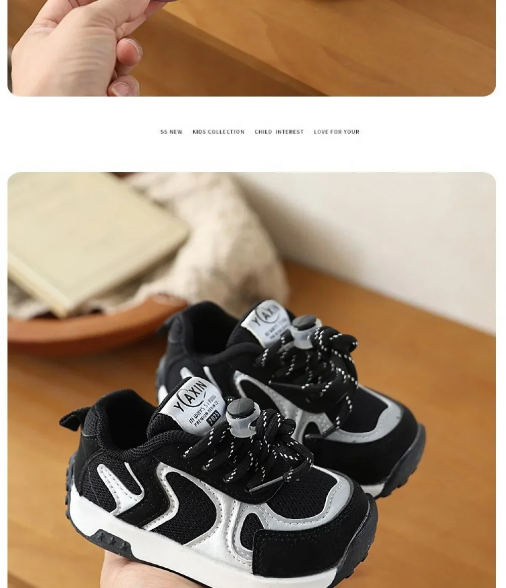 أحذية رياضية عصرية للأطفال 2026 من الجلد الصناعي، أحذية رياضية مريحة ومضادة للانزلاق للأولاد والبنات أحذية رياضية عصرية للأطفال 2026 من الجلد الصناعي، أحذية رياضية مريحة ومضادة للانزلاق للأولاد والبنات