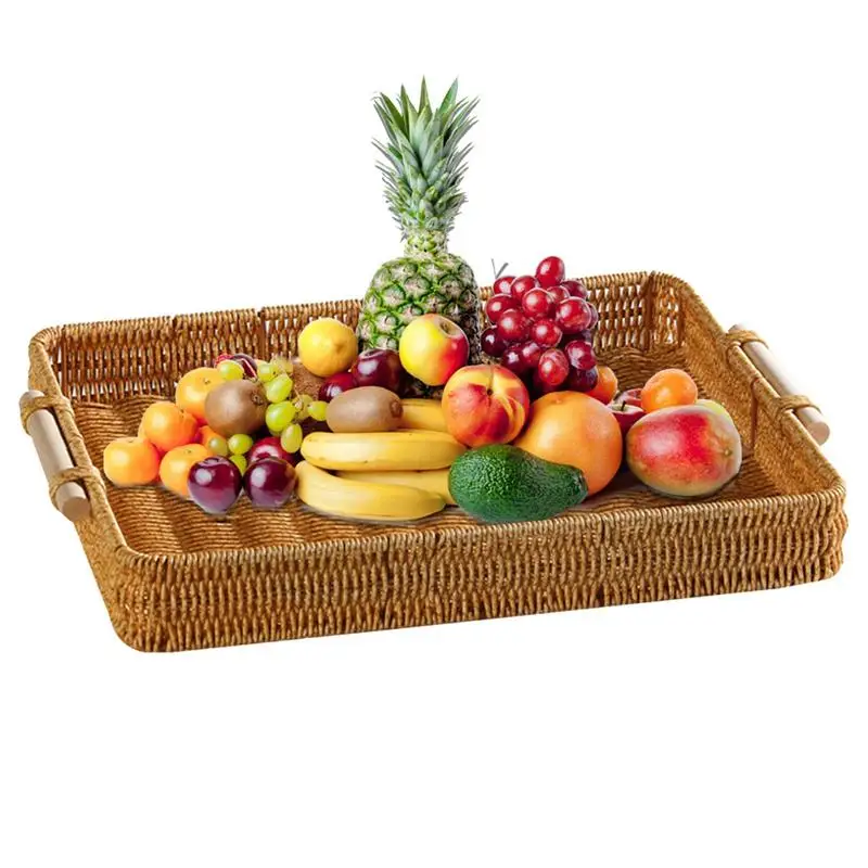 Woven Tray Basket Rattan Tray Woven Bread Basket With Handles Rustic Decorative Tray For Breakfast Drinks Snack And Bread
Woven Tray Basket Rattan Tray Woven Bread Basket With Handles Rustic Decorative Tray For Breakfast Drinks Snack And Bread