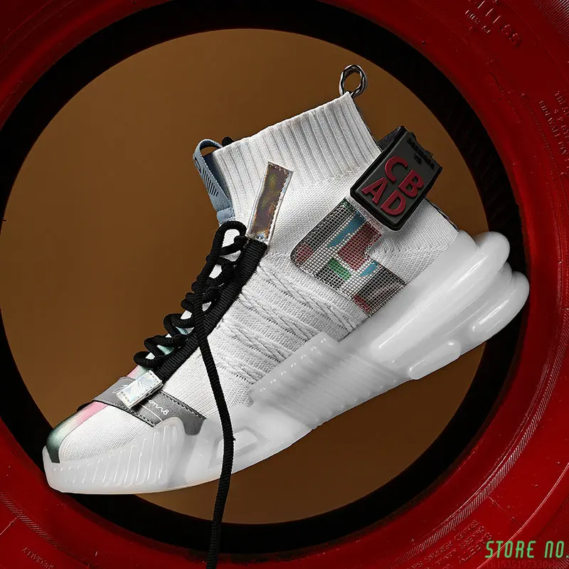 Men Spring Summer Fashion Tide Shoes Sneakers Male Breathable Casual Reflective Footwear High Quality High Top Sneakers
Men Spring Summer Fashion Tide Shoes Sneakers Male Breathable Casual Reflective Footwear High Quality High Top Sneakers