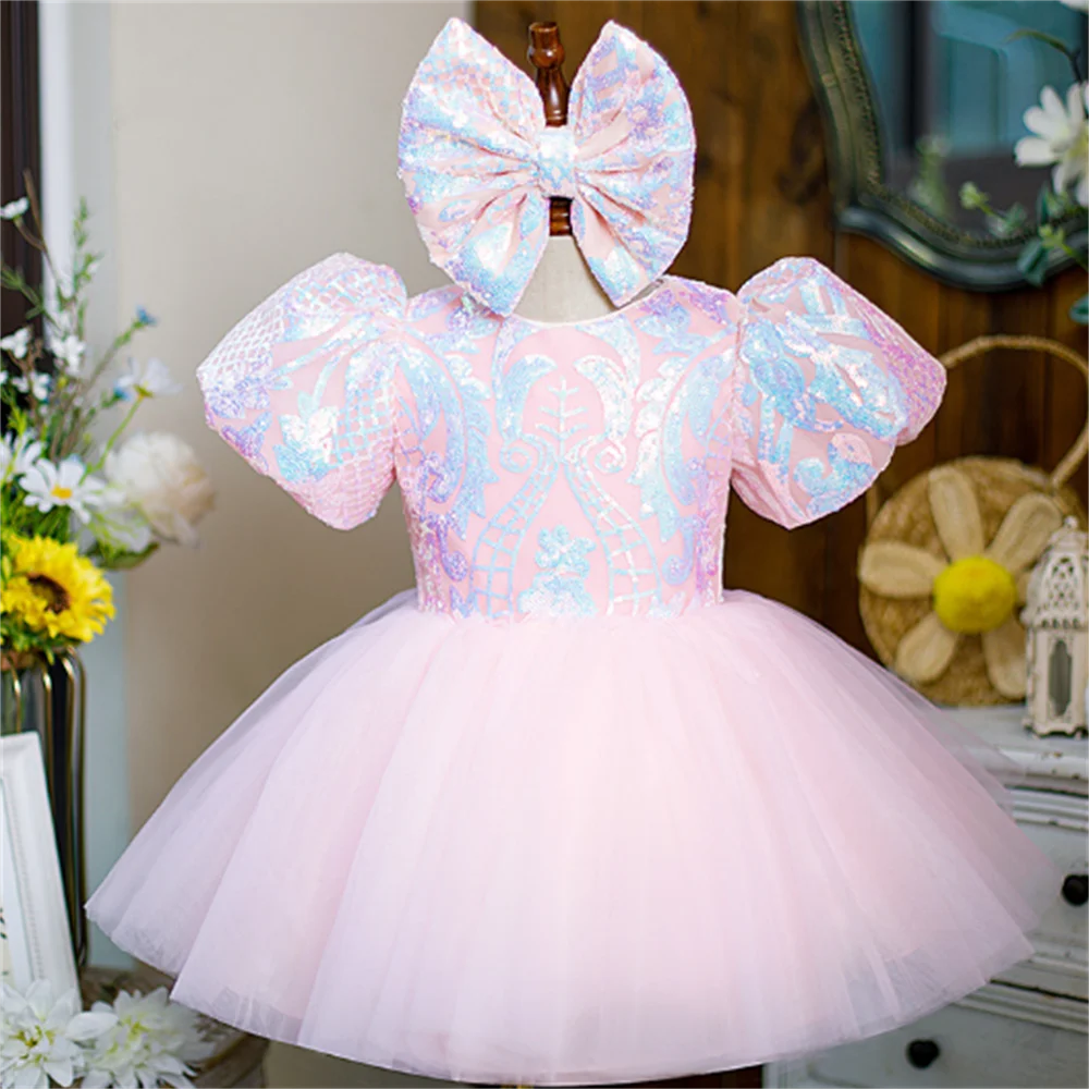 Kids Clothes for Girls Princess Dress bow pink Dress Children Bride Ball Gown Summer Princess Dress for Girl Wedding Party
Kids Clothes for Girls Princess Dress bow pink Dress Children Bride Ball Gown Summer Princess Dress for Girl Wedding Party