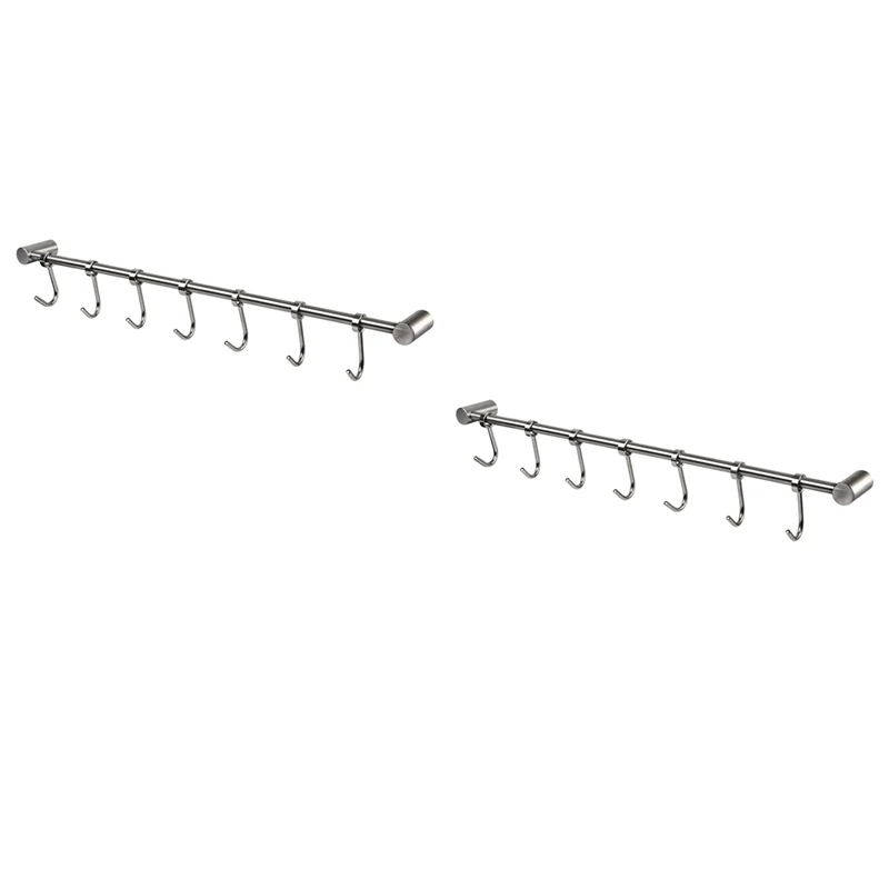 Hot 3X Kitchen Rail Rack Wall Mounted Utensil Hanging Rack Hanger Hooks For Kitchen Tools Pot Towel 7 Sliding Hooks
Hot 3X Kitchen Rail Rack Wall Mounted Utensil Hanging Rack Hanger Hooks For Kitchen Tools Pot Towel 7 Sliding Hooks