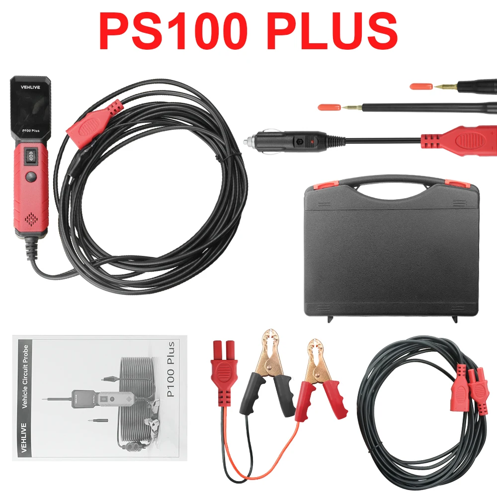 PowerScan PS100 Automotive Circuit Tester Power Circuit Probe Kit Built-in Flashlight Electrical System Diagnostic Tool
PowerScan PS100 Automotive Circuit Tester Power Circuit Probe Kit Built-in Flashlight Electrical System Diagnostic Tool