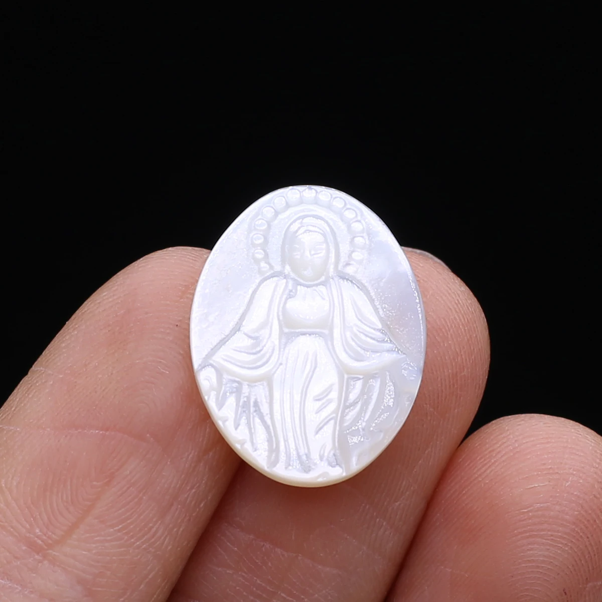 Virgin Mary White Shell Bead Natural Egg Ring Ornament Craft For Jewelry MakingDIY Earring Necklace Accessories Charm
Virgin Mary White Shell Bead Natural Egg Ring Ornament Craft For Jewelry MakingDIY Earring Necklace Accessories Charm