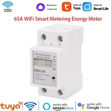 Tuya Wifi Smart Energy Meter Switch 5(60)A Single Phase Din Rail Power Consumption Kwh Meter Wattmeter Support Alexa Google Home
Tuya Wifi Smart Energy Meter Switch 5(60)A Single Phase Din Rail Power Consumption Kwh Meter Wattmeter Support Alexa Google Home