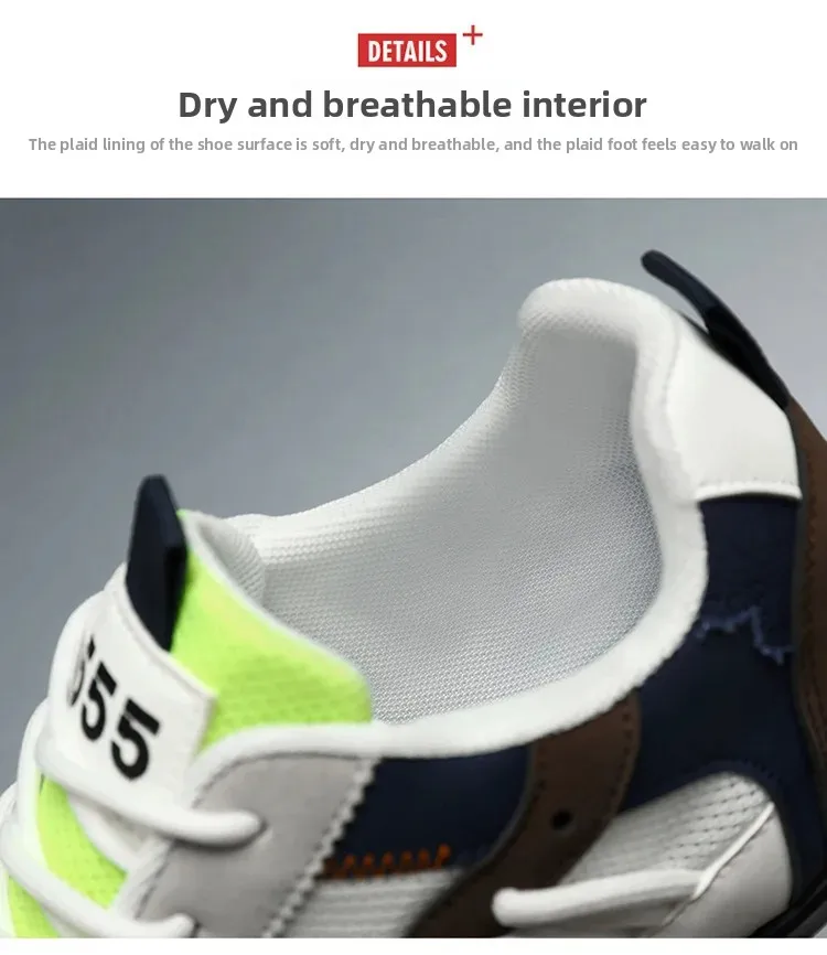 Low-Top Men's Casual Shoes Breathable Retro Sporty Style Summer New Fashion Trendy Bean Board Shoes Comfortable Rubber Sole Low-Top Men's Casual Shoes Breathable Retro Sporty Style Summer New Fashion Trendy Bean Board Shoes Comfortable Rubber Sole